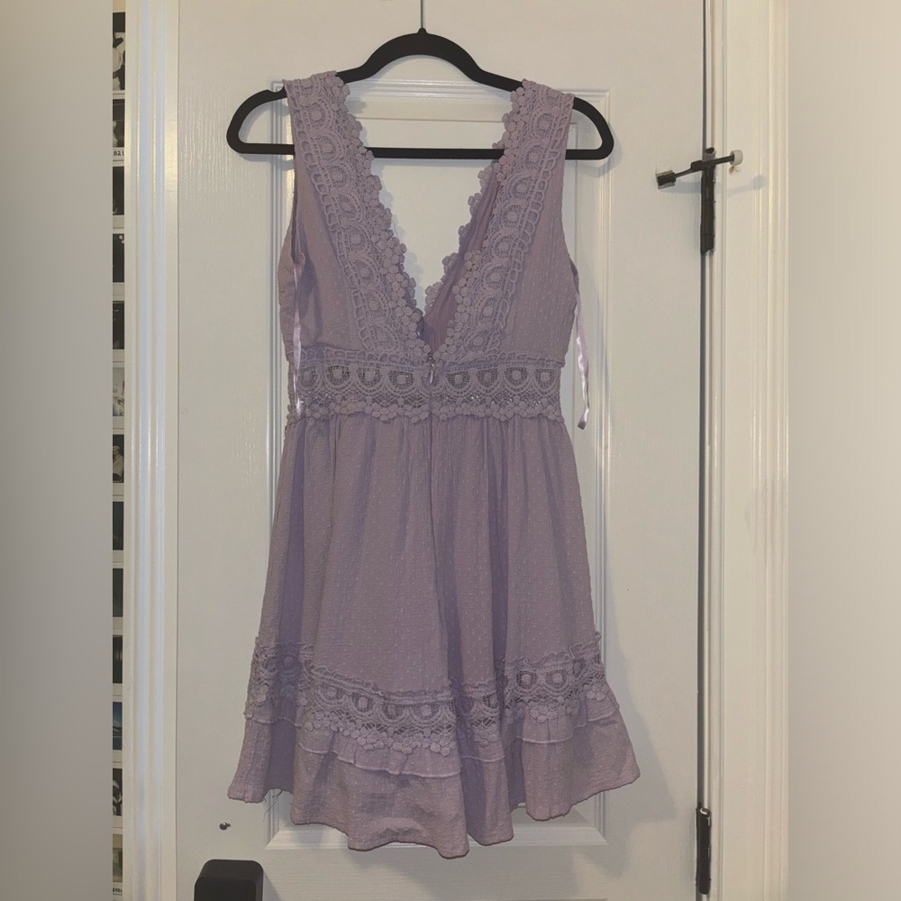 Hello Molly Purple Mini Dress